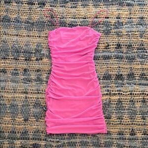 Princess Polly Vibrant Pink Mini Dress